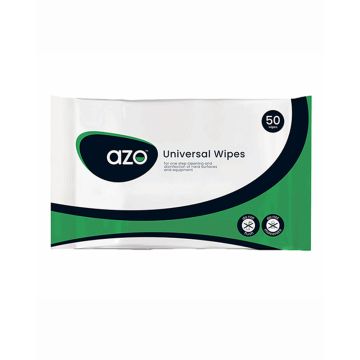 Azo  Universal Wipes 50 Pouch CE - Case of 30