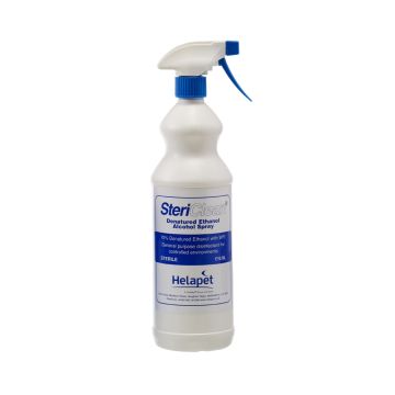 Helapet SteriClean DE Alcohol Spray Sterile 0.9l - 1 case