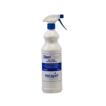 Helapet SteriClean IPA Alcohol Spray Sterile 0.9l - 1 case