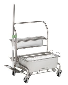 PurQuip  Prepare Uno 311 Cleanroom Mop Trolley